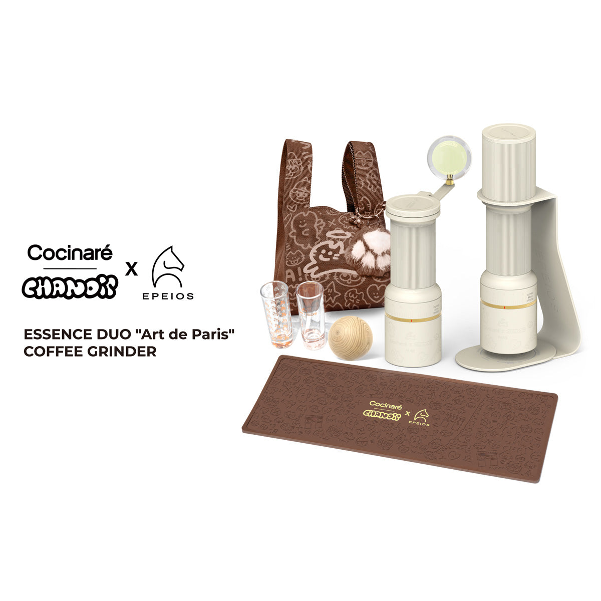 【限定500台】世界的アーティストとのコラボ第2弾!芸術性と実用性を追求した新型2WAYコーヒーミル登場