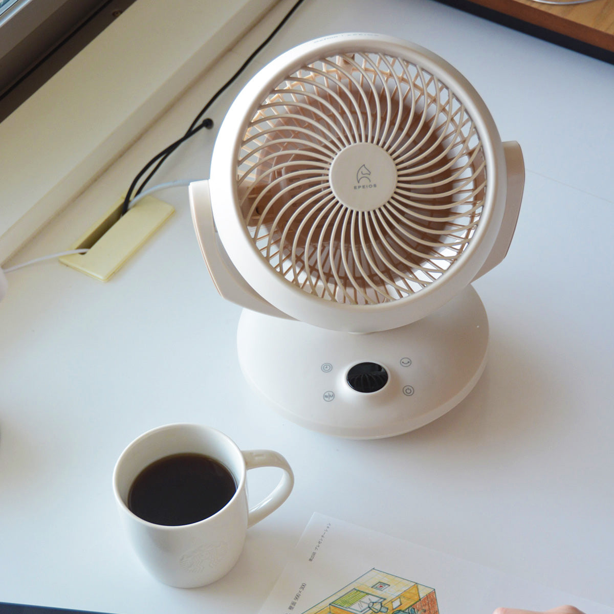 【省エネ&省スペース】梅雨対策にもオススメな小型サーキュレーターファン "COCO" 発売