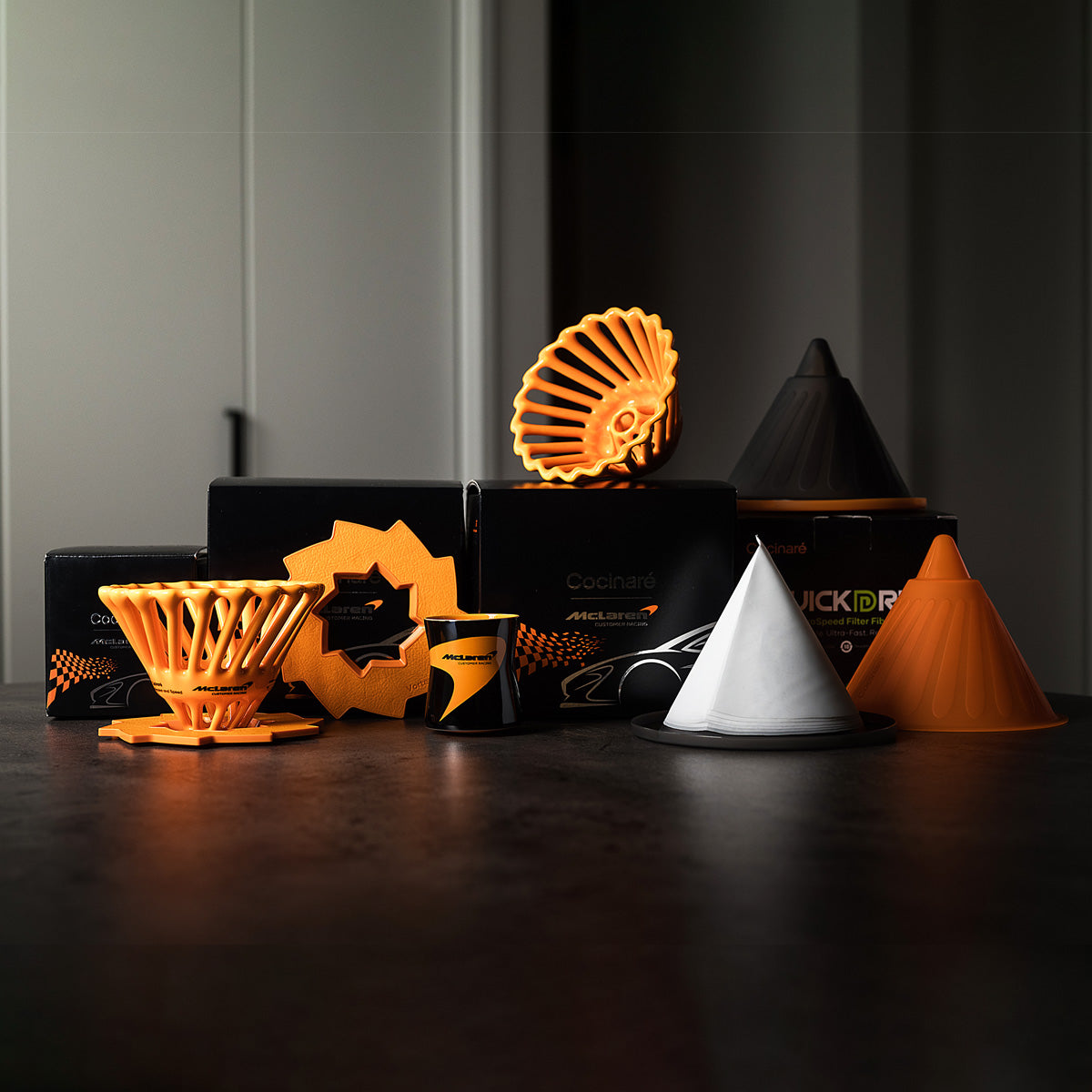 【数量限定】新たな抽出体験を提供するコーヒーギアに、“McLaren|マクラーレン” レーシングチームとの特別なコラボレーション “GTシリーズ” 発売