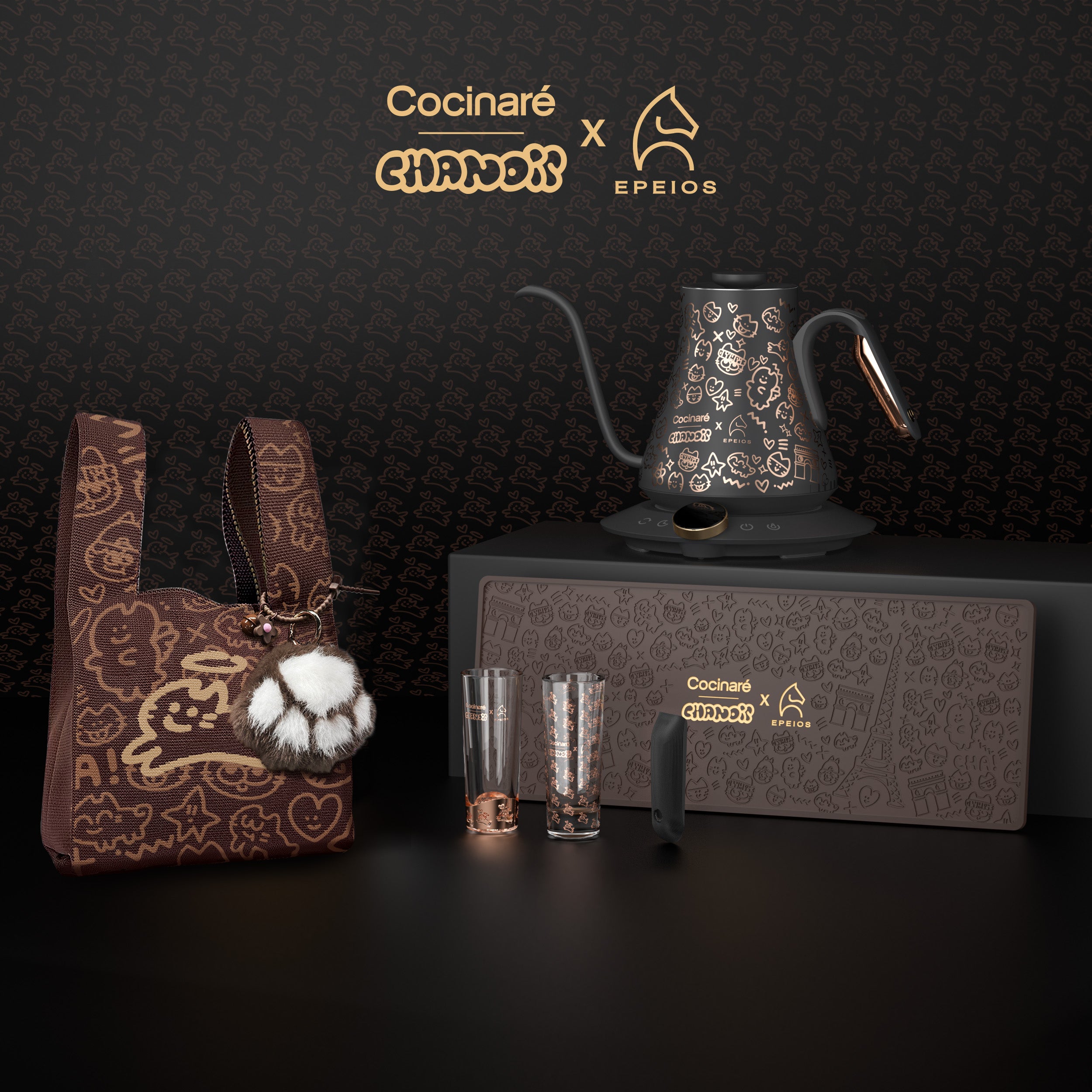 【国際コーヒーの日に、アートな限定コラボケトル登場】 フランスのデザイナー・シャノワールとコラボした限定ケトルの予約販売スタート!