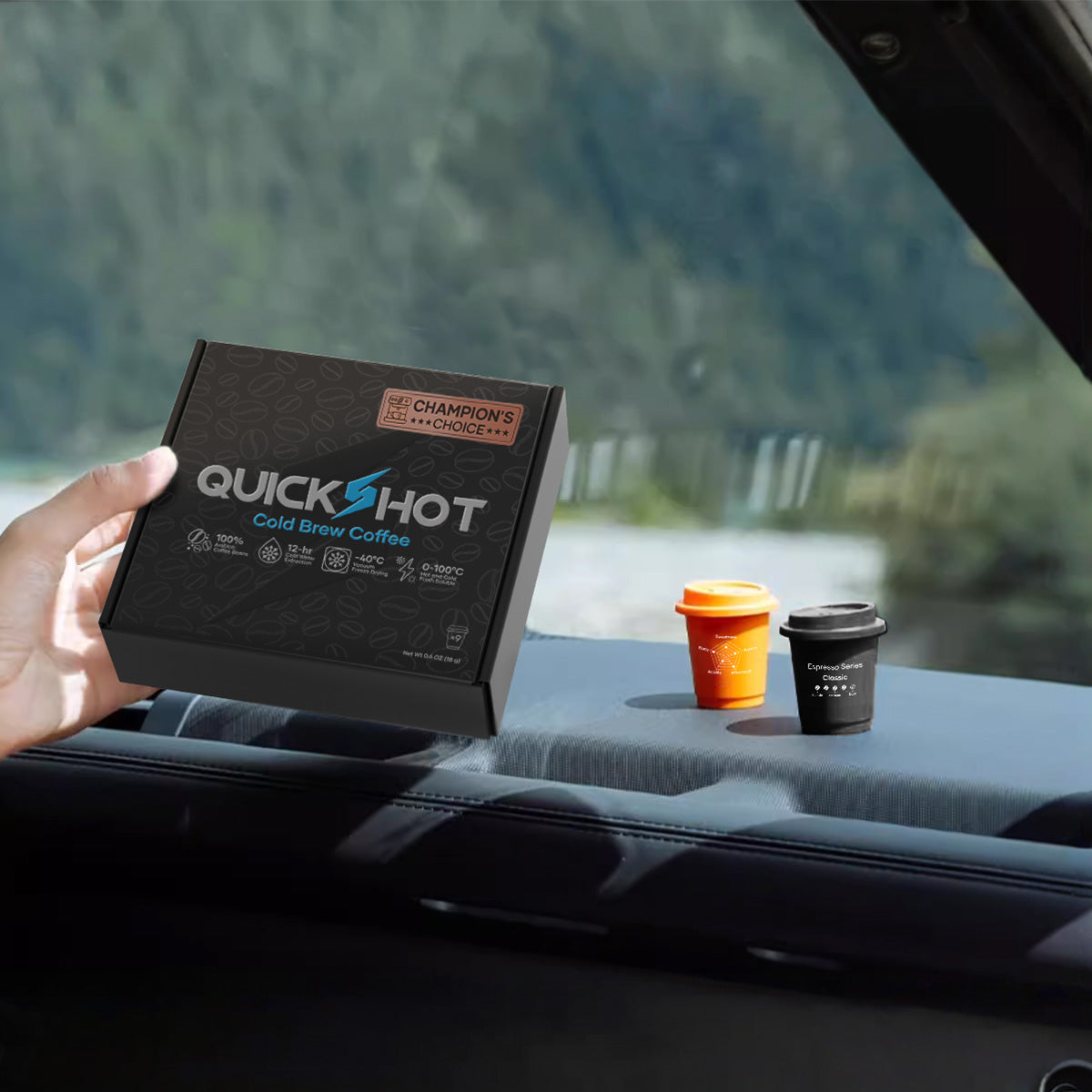 【定期購入】コールドブリューフリーズドライコーヒー|Quick Shot【2点以上の定期便でさらにお得】
