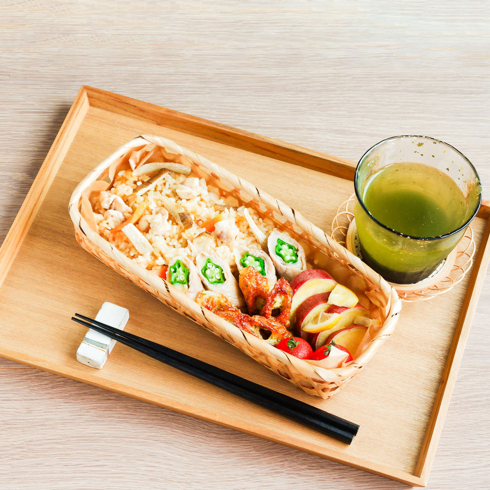 炊き込みごはん弁当のレシピ写真