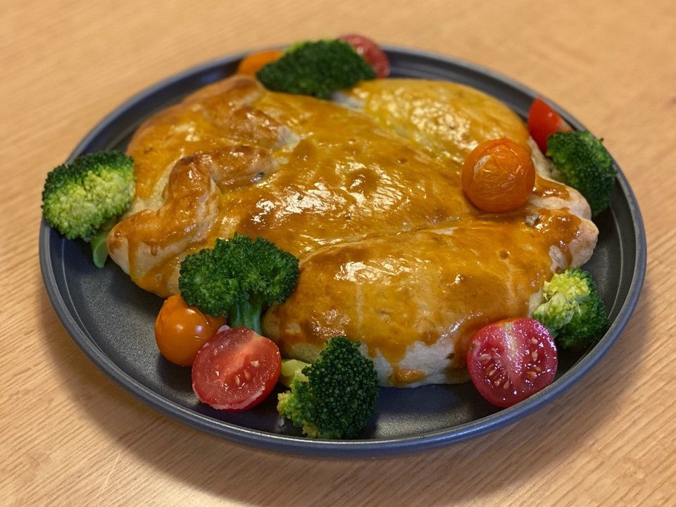 パイシートの野菜ターキーの料理写真