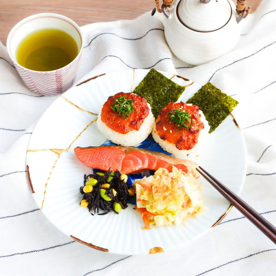 焼きおにぎりプレートのレシピ写真