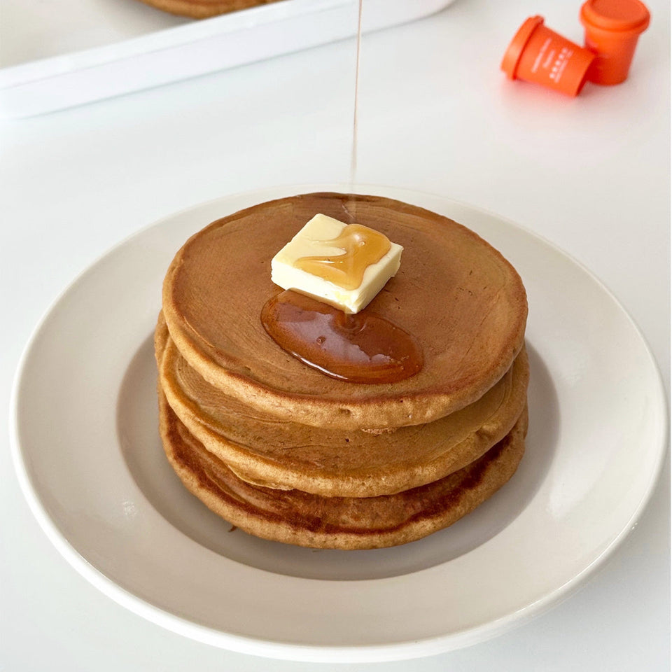 QuickShotで作るパンケーキのレシピ写真