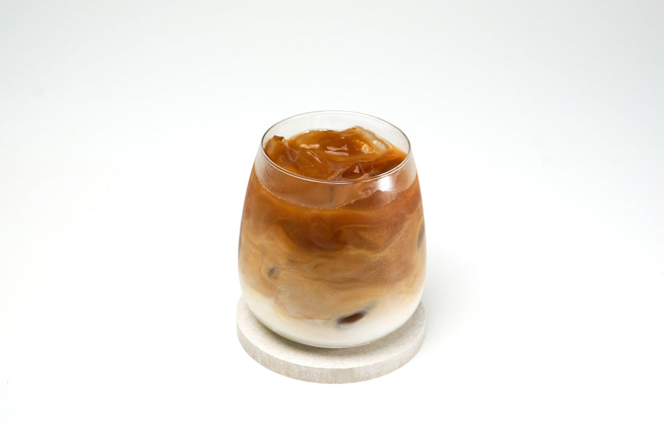 アイスカフェオレのレシピ写真