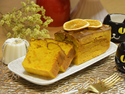 しっとりかぼちゃのパウンドケーキの料理写真