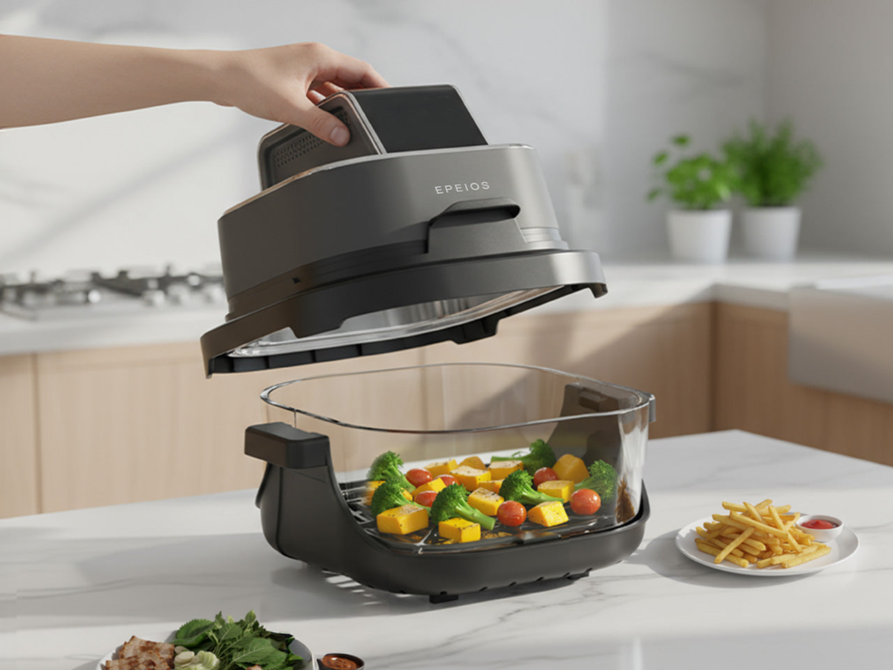 タカギモモ　EPEIOS エアフライヤー オーブンレンジ ノンフライヤー タカギモモ EPEIOS エアフライヤー オーブンレンジ ノンフライヤー