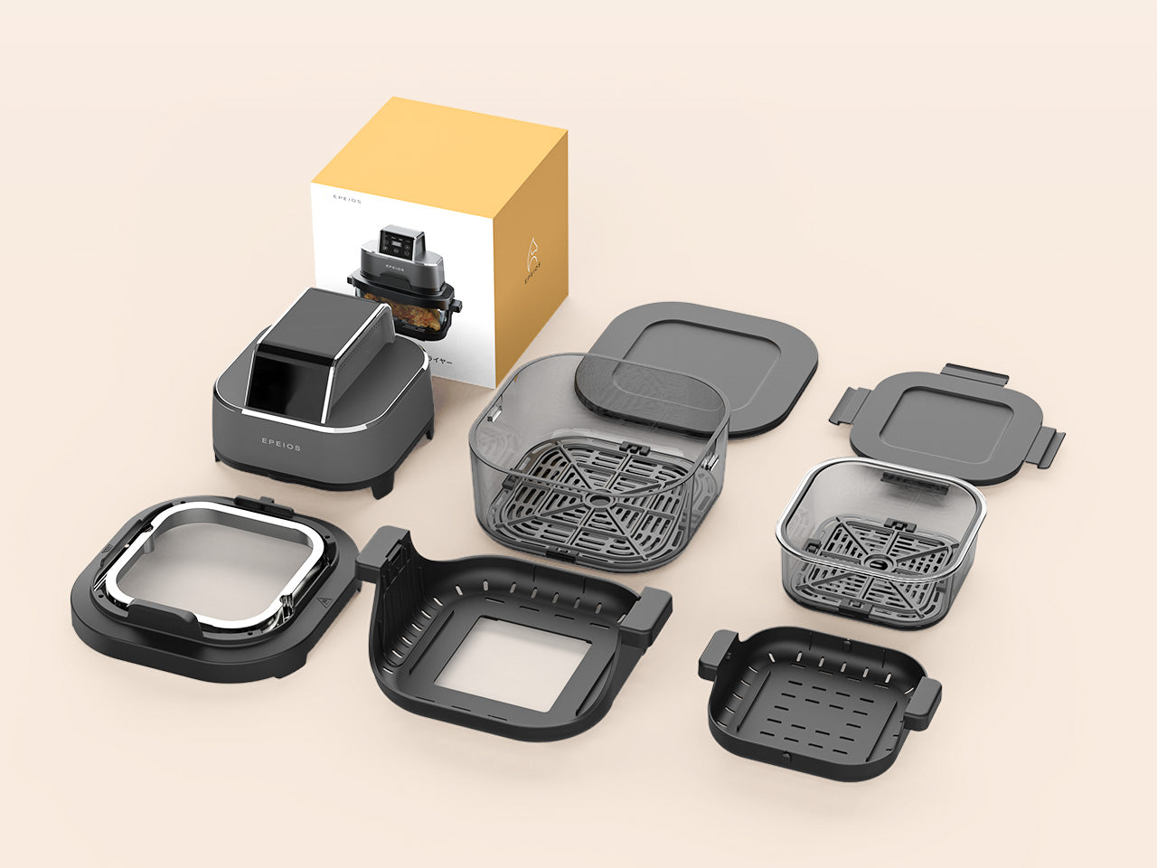 ガラスボウルエアフライヤー｜ EPAO248