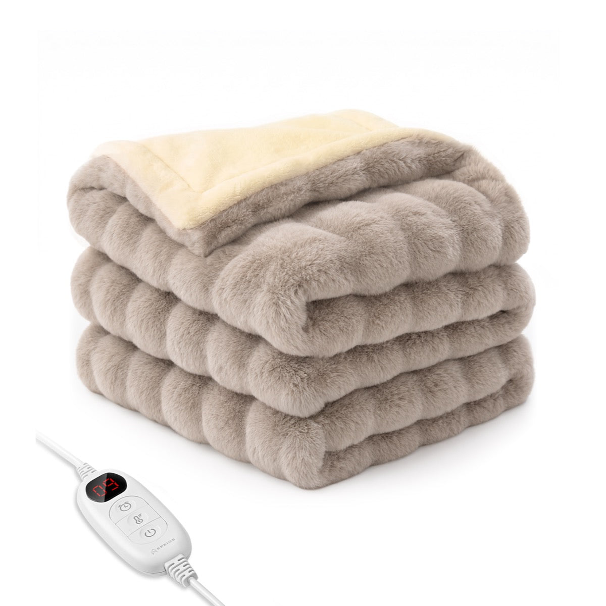 【新品未使用】エペイオス (EPEIOS) Naps 電気毛布 ラテ 電気掛敷毛布 Naps｜発売1ヶ月で完売・9段階温度調節