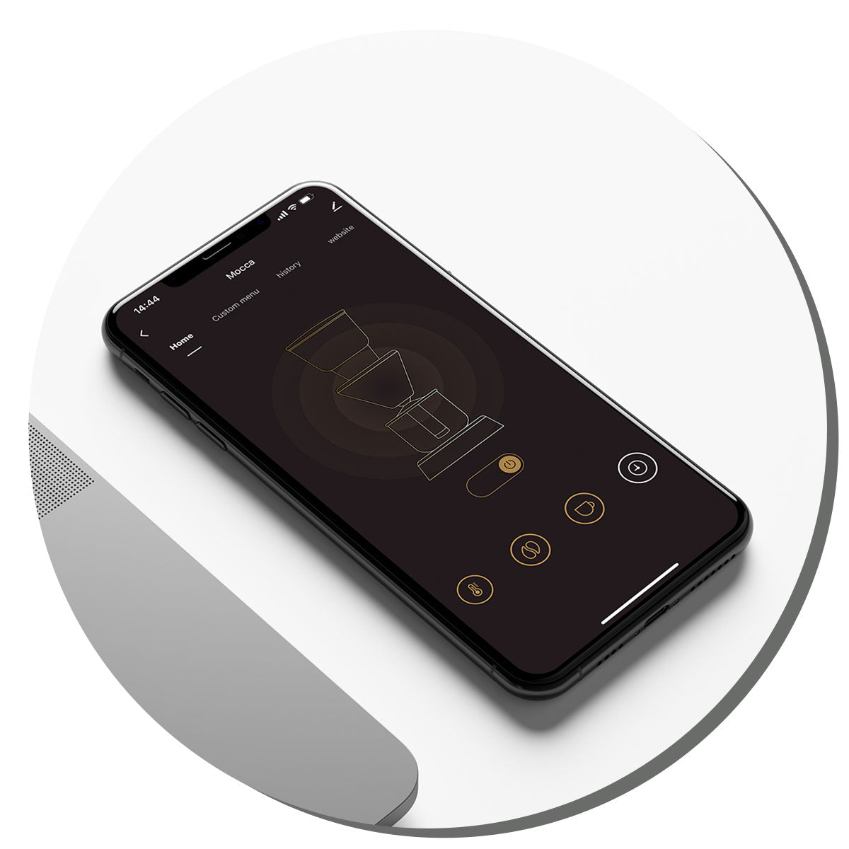 MoccaとEPEIOS Lifeアプリの設定画面