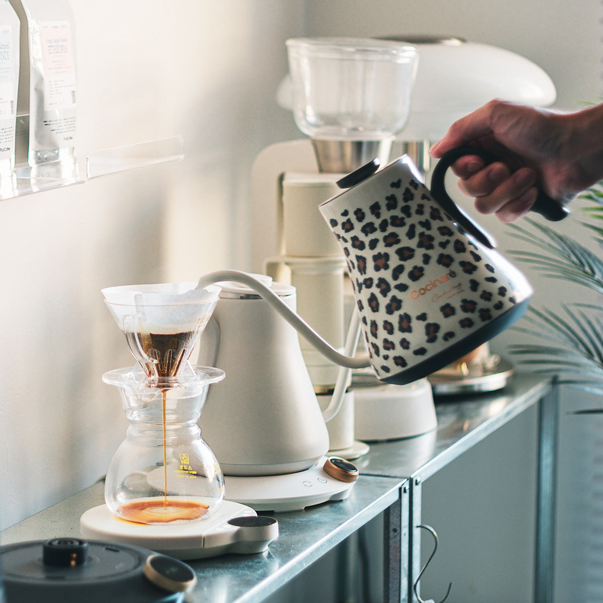 【EPEIOS】ドリップケトル / LUX900 / ブラックレオパード ドリップケトル｜LUX900