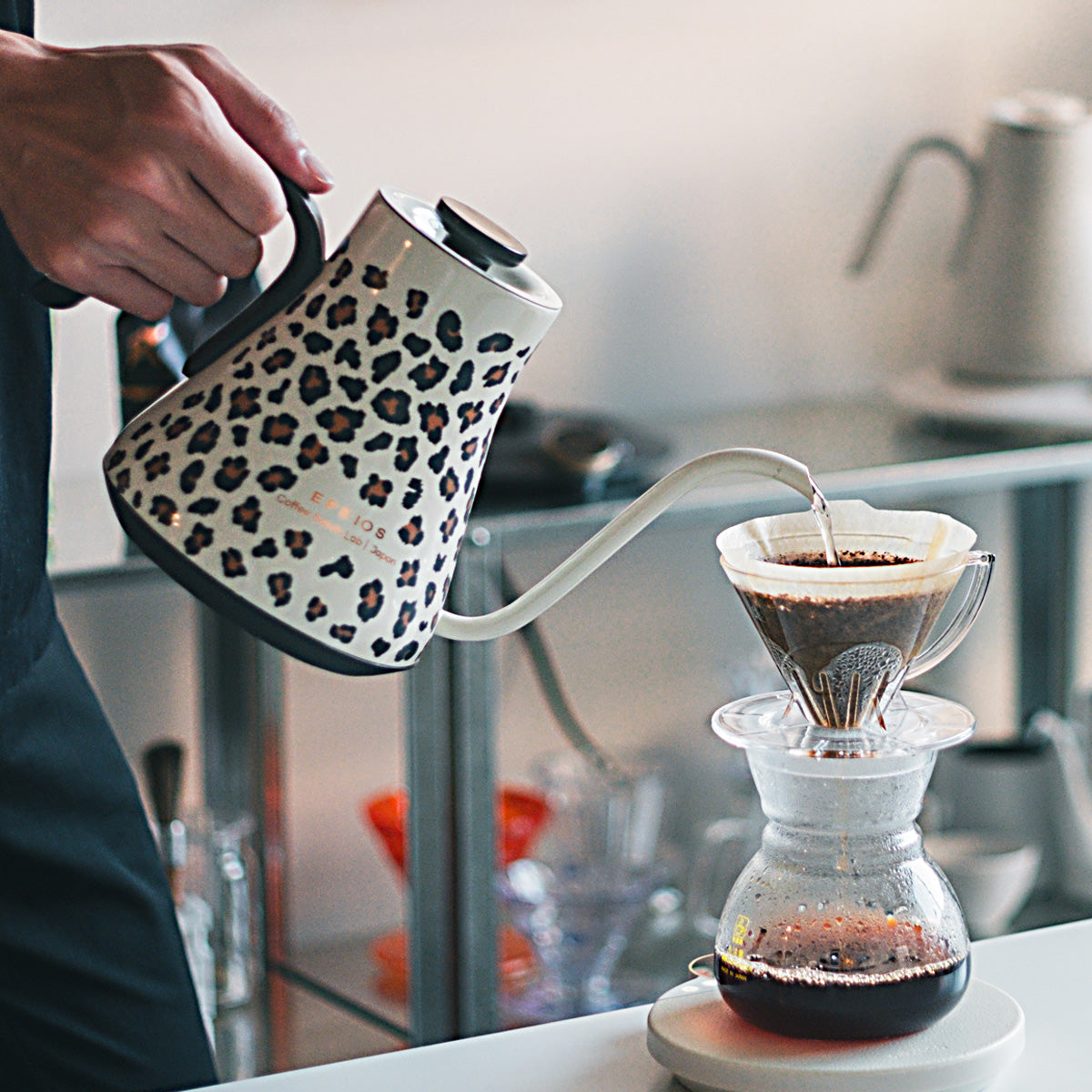 【EPEIOS】ドリップケトル / LUX900 / ブラックレオパード ドリップケトル｜LUX900