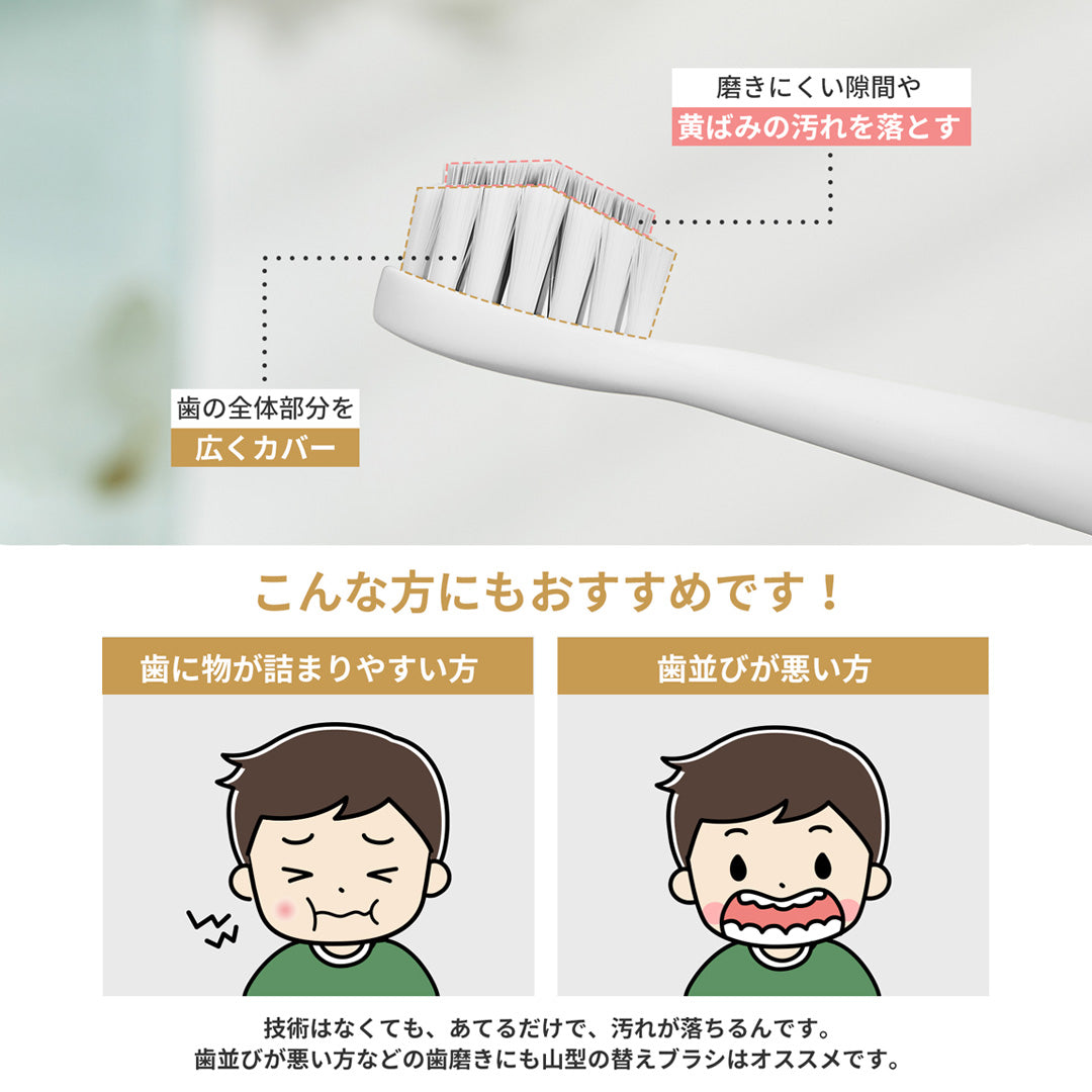 EPEIOS Electric Toothbrush | 電動歯ブラシ"OKare!シリーズ"専用替えブラシセット