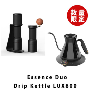 [Limited-time offer for a set of 10] Drip Kettle LUX600 Black & Essence Duo